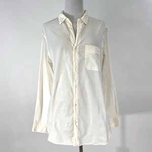 American Colors by Alex Lehr Ivory Shirt L